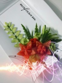 تزئین بشقاب..