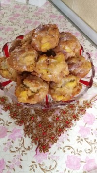 شیرینی سیب دارچینی با دو نوع رویه