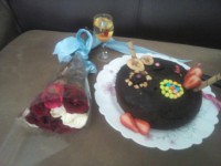 کیک خونگی من برای همسرم