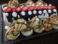 رولت و نان خامه ای