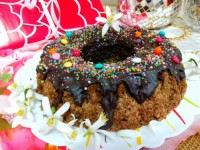 کیک دارچین و شکلات قالبی