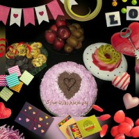 کیک اسفنجی. ژله ویترینی. شیرینی لقمه ای و مربایی