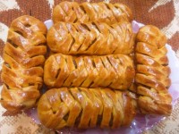 اشترودل صبحانه (املت در خمیر یوفکا)