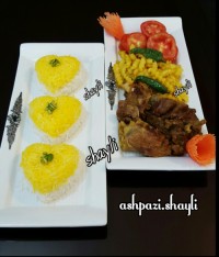 گوشت سرخ شده با فلفل دلمه