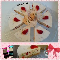 سالاد پنیر قالبی (طرح چیز کیک)