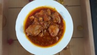 خورش مرغ ترش با ریواس
