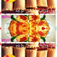 رول لازانیا با سس گوجه