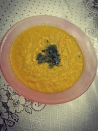 سوپ هویج با طعم زنجبیل