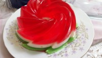 ژله خوشکل من شکل هندوانه...
