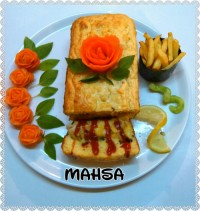 پاند کیک فیله ی مرغ