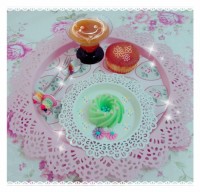 آبمیوه خونگی (سیب و هویچ) و دسرطالبی