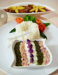 گوشت قلقلی وتزیین ماست