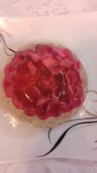 ژله گل رز