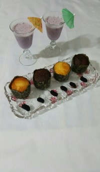 اسموتی شاتوت وموزومافین وانیلی وشکلاتی