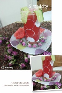 کوکتل هندوانه و خیار