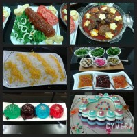 رولت مرغ خورشت الو ژله