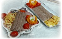 کباب تابه ای با رویه سبزیجات