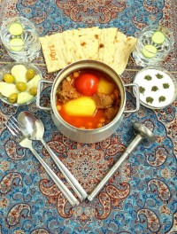 آبگوشت لپه
