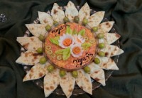 املت برا صبحانه با نون سنگک