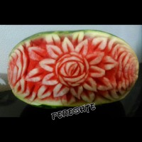 حکاکی روی هندوانه