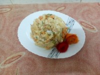 ماکارونی با قارچ و بلوچیز