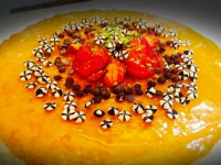 کاپ کیک پرتقالی با رویه مخصوص وانیلی