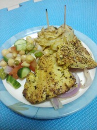 کباب مرغ تند