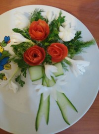 تزیین سبزی