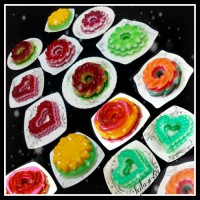 ژله قلب راه راه