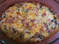 پیتزای سوسیس ایتالیایی و بروکلی