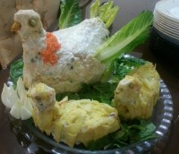 تزیین سالاد الویه