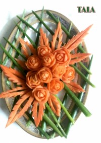 تزیین سبزیجات