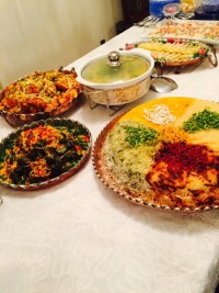 پلو سلطنتی چهار رنگ