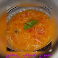 سوپ گوجه و ریحان