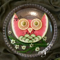 بشقاب میوه پسرم