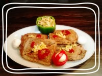 ساندویچ گوشت و سبزیجات