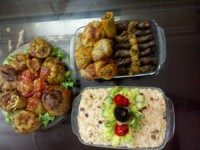 دلمه فلفل دلمه ای سبز