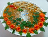 سوپ قارچ و مرغ