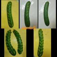 آموزش گلبرگ با خیار