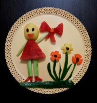 بشقاب میوه پسرم