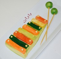 بشقاب میوه به شکل ساز (بلز)