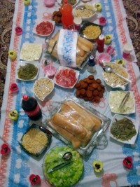 سفره تولد دخترم