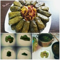 مراحل پیچش دلمه برگ سیگاری