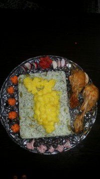 شوید باقالی با مرغ