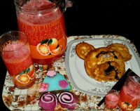 میکس هندوانه و توت فرنگی