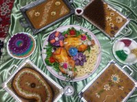 تزیین حلوا عروس