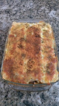 لازانیای گوشت و سویا