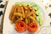 بامیه سیب زمینی