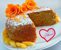 کیک هویج و دارچین
