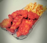 مرغ سوخاری با پنیر پارمزان